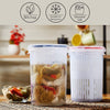 Pickle Container with Strainer